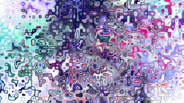 Yumuşak mor ve pembe tonlara sahip soyut organik hücresel doku, sıvı mozaik desen ve rüya gibi dijital yüzey