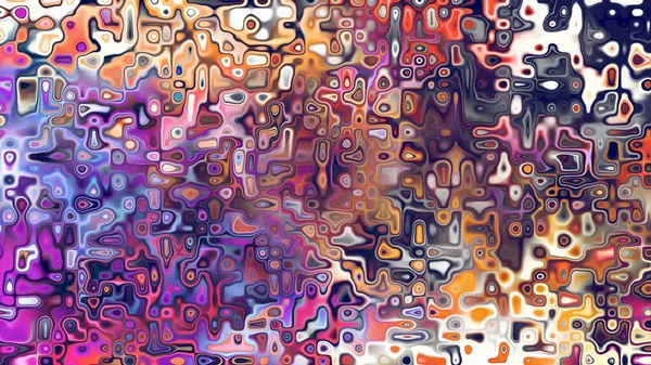 Yumuşak mor ve pembe tonlara sahip soyut organik hücresel doku, sıvı mozaik desen ve rüya gibi dijital yüzey