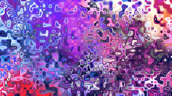 Yumuşak mor ve pembe tonlara sahip soyut organik hücresel doku, sıvı mozaik desen ve rüya gibi dijital yüzey