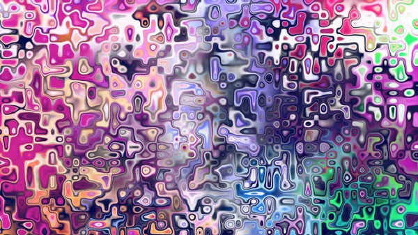 Yumuşak mor ve pembe tonlara sahip soyut organik hücresel doku, sıvı mozaik desen ve rüya gibi dijital yüzey