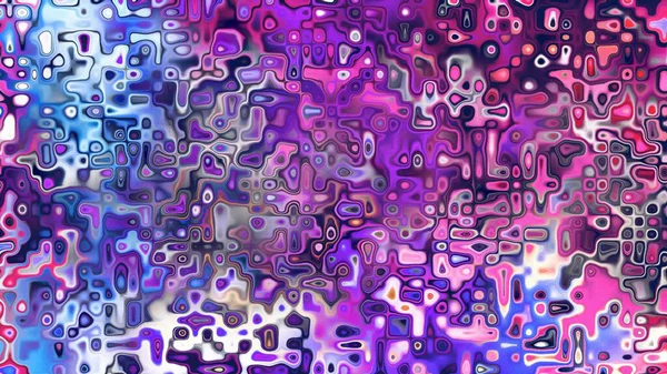 Yumuşak mor ve pembe tonlara sahip soyut organik hücresel doku, sıvı mozaik desen ve rüya gibi dijital yüzey