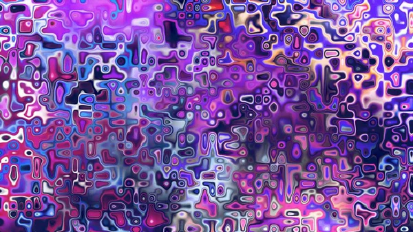 Yumuşak mor ve pembe tonlara sahip soyut organik hücresel doku, sıvı mozaik desen ve rüya gibi dijital yüzey
