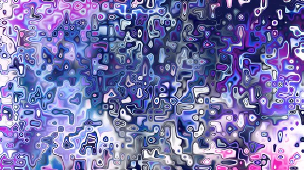 Yumuşak mor ve pembe tonlara sahip soyut organik hücresel doku, sıvı mozaik desen ve rüya gibi dijital yüzey