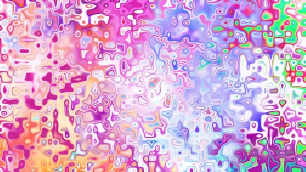 Yumuşak mor ve pembe tonlara sahip soyut organik hücresel doku, sıvı mozaik desen ve rüya gibi dijital yüzey