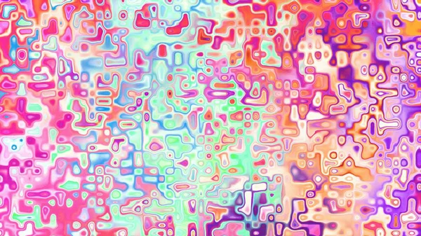 Yumuşak mor ve pembe tonlara sahip soyut organik hücresel doku, sıvı mozaik desen ve rüya gibi dijital yüzey