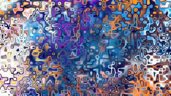 Yumuşak mor ve pembe tonlara sahip soyut organik hücresel doku, sıvı mozaik desen ve rüya gibi dijital yüzey