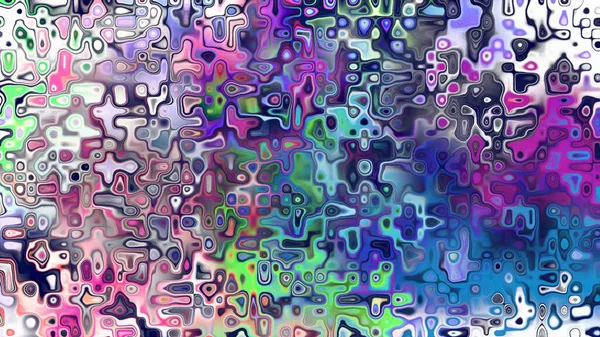 Yumuşak mor ve pembe tonlara sahip soyut organik hücresel doku, sıvı mozaik desen ve rüya gibi dijital yüzey