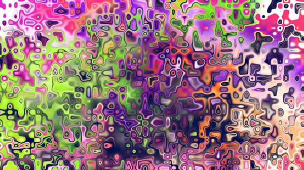 Yumuşak mor ve pembe tonlara sahip soyut organik hücresel doku, sıvı mozaik desen ve rüya gibi dijital yüzey