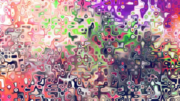 Yumuşak mor ve pembe tonlara sahip soyut organik hücresel doku, sıvı mozaik desen ve rüya gibi dijital yüzey