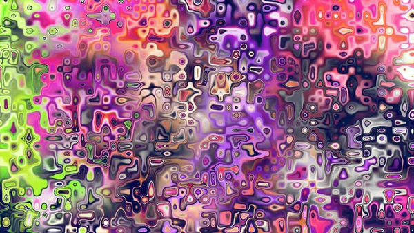 Yumuşak mor ve pembe tonlara sahip soyut organik hücresel doku, sıvı mozaik desen ve rüya gibi dijital yüzey