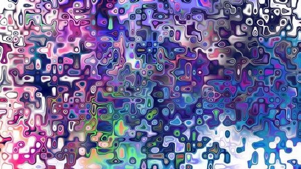 Yumuşak mor ve pembe tonlara sahip soyut organik hücresel doku, sıvı mozaik desen ve rüya gibi dijital yüzey