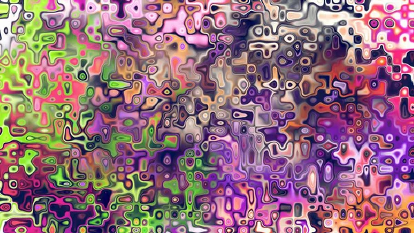 Yumuşak mor ve pembe tonlara sahip soyut organik hücresel doku, sıvı mozaik desen ve rüya gibi dijital yüzey