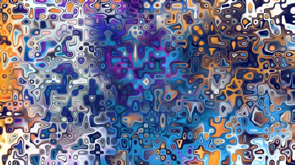 Yumuşak mor ve pembe tonlara sahip soyut organik hücresel doku, sıvı mozaik desen ve rüya gibi dijital yüzey