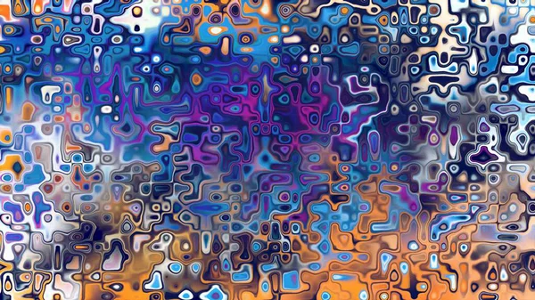 Yumuşak mor ve pembe tonlara sahip soyut organik hücresel doku, sıvı mozaik desen ve rüya gibi dijital yüzey