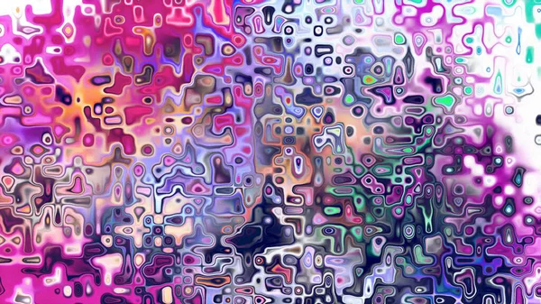 Yumuşak mor ve pembe tonlara sahip soyut organik hücresel doku, sıvı mozaik desen ve rüya gibi dijital yüzey