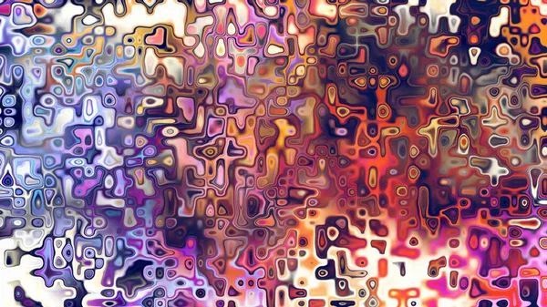 Yumuşak mor ve pembe tonlara sahip soyut organik hücresel doku, sıvı mozaik desen ve rüya gibi dijital yüzey