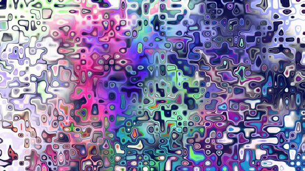 Yumuşak mor ve pembe tonlara sahip soyut organik hücresel doku, sıvı mozaik desen ve rüya gibi dijital yüzey