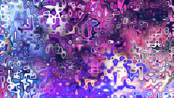 Yumuşak mor ve pembe tonlara sahip soyut organik hücresel doku, sıvı mozaik desen ve rüya gibi dijital yüzey
