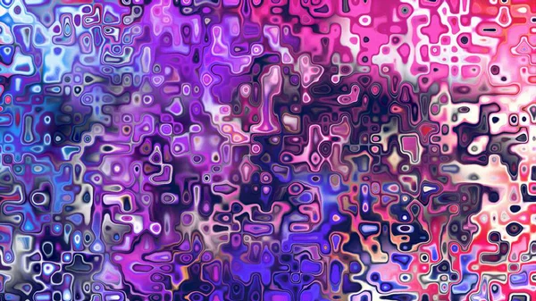 Yumuşak mor ve pembe tonlara sahip soyut organik hücresel doku, sıvı mozaik desen ve rüya gibi dijital yüzey