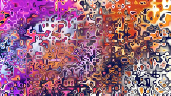 Yumuşak mor ve pembe tonlara sahip soyut organik hücresel doku, sıvı mozaik desen ve rüya gibi dijital yüzey