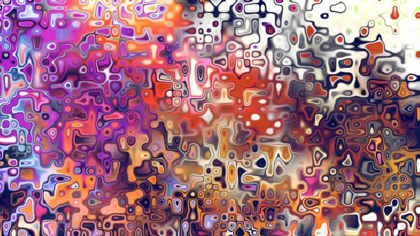 Yumuşak mor ve pembe tonlara sahip soyut organik hücresel doku, sıvı mozaik desen ve rüya gibi dijital yüzey