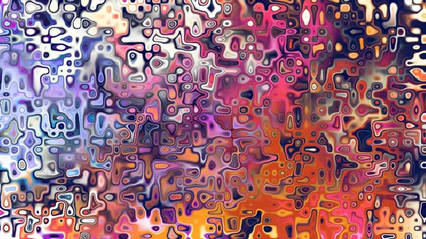 Yumuşak mor ve pembe tonlara sahip soyut organik hücresel doku, sıvı mozaik desen ve rüya gibi dijital yüzey