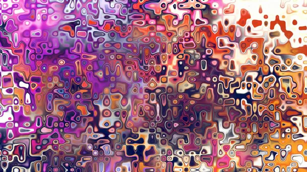 Yumuşak mor ve pembe tonlara sahip soyut organik hücresel doku, sıvı mozaik desen ve rüya gibi dijital yüzey