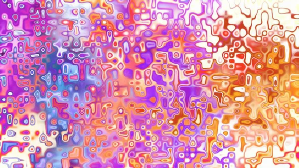 Yumuşak mor ve pembe tonlara sahip soyut organik hücresel doku, sıvı mozaik desen ve rüya gibi dijital yüzey