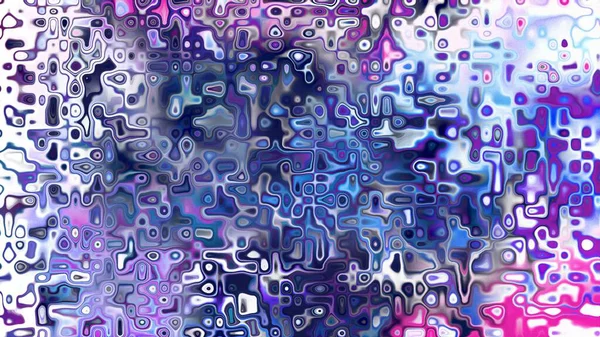 Yumuşak mor ve pembe tonlara sahip soyut organik hücresel doku, sıvı mozaik desen ve rüya gibi dijital yüzey