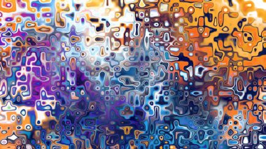 Yumuşak mor ve pembe tonlara sahip soyut organik hücresel doku, sıvı mozaik desen ve rüya gibi dijital yüzey