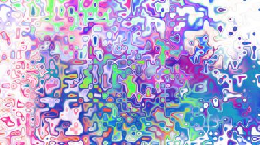 Yumuşak mor ve pembe tonlara sahip soyut organik hücresel doku, sıvı mozaik desen ve rüya gibi dijital yüzey