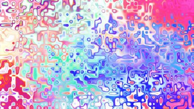 Yumuşak mor ve pembe tonlara sahip soyut organik hücresel doku, sıvı mozaik desen ve rüya gibi dijital yüzey