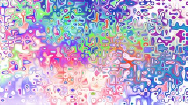 Yumuşak mor ve pembe tonlara sahip soyut organik hücresel doku, sıvı mozaik desen ve rüya gibi dijital yüzey