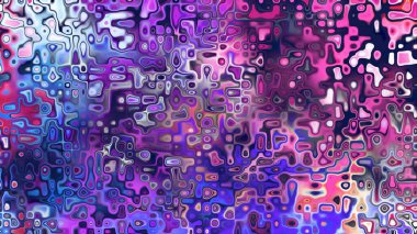 Yumuşak mor ve pembe tonlara sahip soyut organik hücresel doku, sıvı mozaik desen ve rüya gibi dijital yüzey