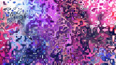 Yumuşak mor ve pembe tonlara sahip soyut organik hücresel doku, sıvı mozaik desen ve rüya gibi dijital yüzey