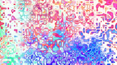 Yumuşak mor ve pembe tonlara sahip soyut organik hücresel doku, sıvı mozaik desen ve rüya gibi dijital yüzey