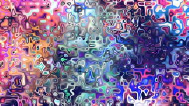 Yumuşak mor ve pembe tonlara sahip soyut organik hücresel doku, sıvı mozaik desen ve rüya gibi dijital yüzey