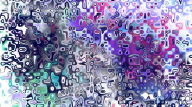 Yumuşak mor ve pembe tonlara sahip soyut organik hücresel doku, sıvı mozaik desen ve rüya gibi dijital yüzey