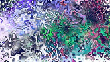 Yumuşak mor ve pembe tonlara sahip soyut organik hücresel doku, sıvı mozaik desen ve rüya gibi dijital yüzey