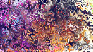 Yumuşak mor ve pembe tonlara sahip soyut organik hücresel doku, sıvı mozaik desen ve rüya gibi dijital yüzey