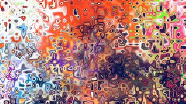 Yumuşak mor ve pembe tonlara sahip soyut organik hücresel doku, sıvı mozaik desen ve rüya gibi dijital yüzey