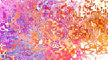 Yumuşak mor ve pembe tonlara sahip soyut organik hücresel doku, sıvı mozaik desen ve rüya gibi dijital yüzey