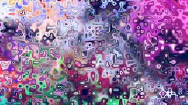 Yumuşak mor ve pembe tonlara sahip soyut organik hücresel doku, sıvı mozaik desen ve rüya gibi dijital yüzey