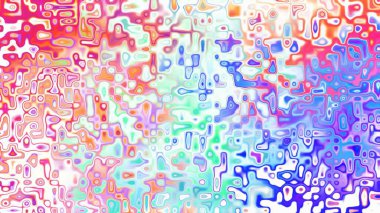 Yumuşak mor ve pembe tonlara sahip soyut organik hücresel doku, sıvı mozaik desen ve rüya gibi dijital yüzey