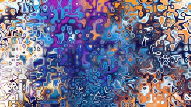 Yumuşak mor ve pembe tonlara sahip soyut organik hücresel doku, sıvı mozaik desen ve rüya gibi dijital yüzey