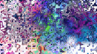 Yumuşak mor ve pembe tonlara sahip soyut organik hücresel doku, sıvı mozaik desen ve rüya gibi dijital yüzey