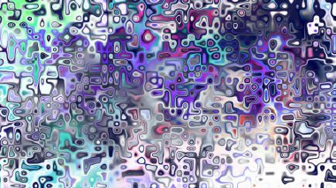 Yumuşak mor ve pembe tonlara sahip soyut organik hücresel doku, sıvı mozaik desen ve rüya gibi dijital yüzey