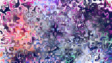 Yumuşak mor ve pembe tonlara sahip soyut organik hücresel doku, sıvı mozaik desen ve rüya gibi dijital yüzey