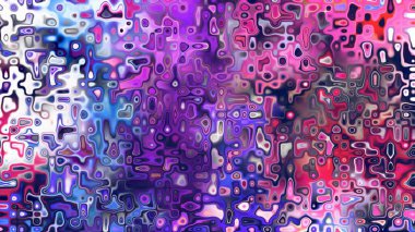 Yumuşak mor ve pembe tonlara sahip soyut organik hücresel doku, sıvı mozaik desen ve rüya gibi dijital yüzey