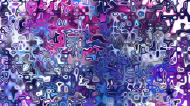 Yumuşak mor ve pembe tonlara sahip soyut organik hücresel doku, sıvı mozaik desen ve rüya gibi dijital yüzey